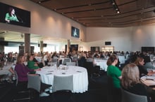 Room set for a Leadership Institute event